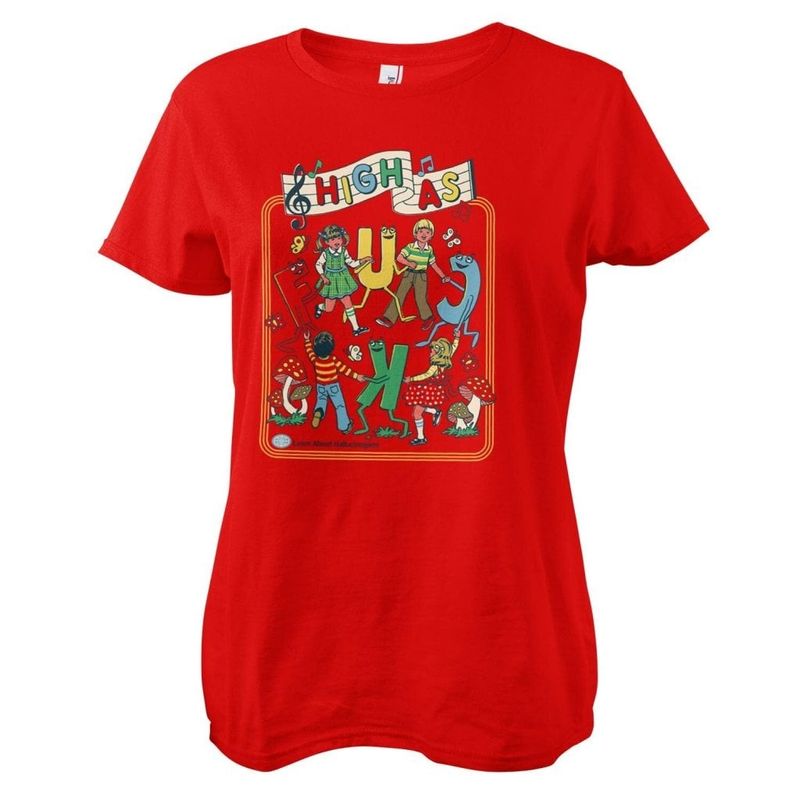 High As F*ck Girly Tee