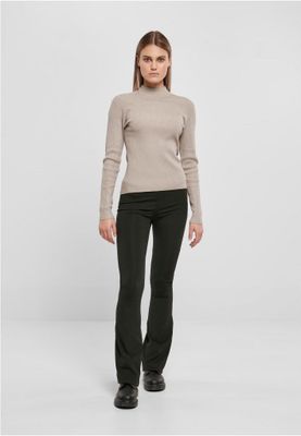 Ladies Rib Knit Turtelneck Sweater