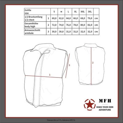 Lined vest with detachable hood