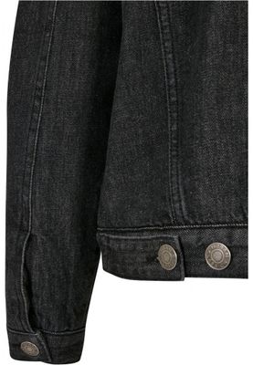 Ladies Oversized Sherpa Denim Jacket