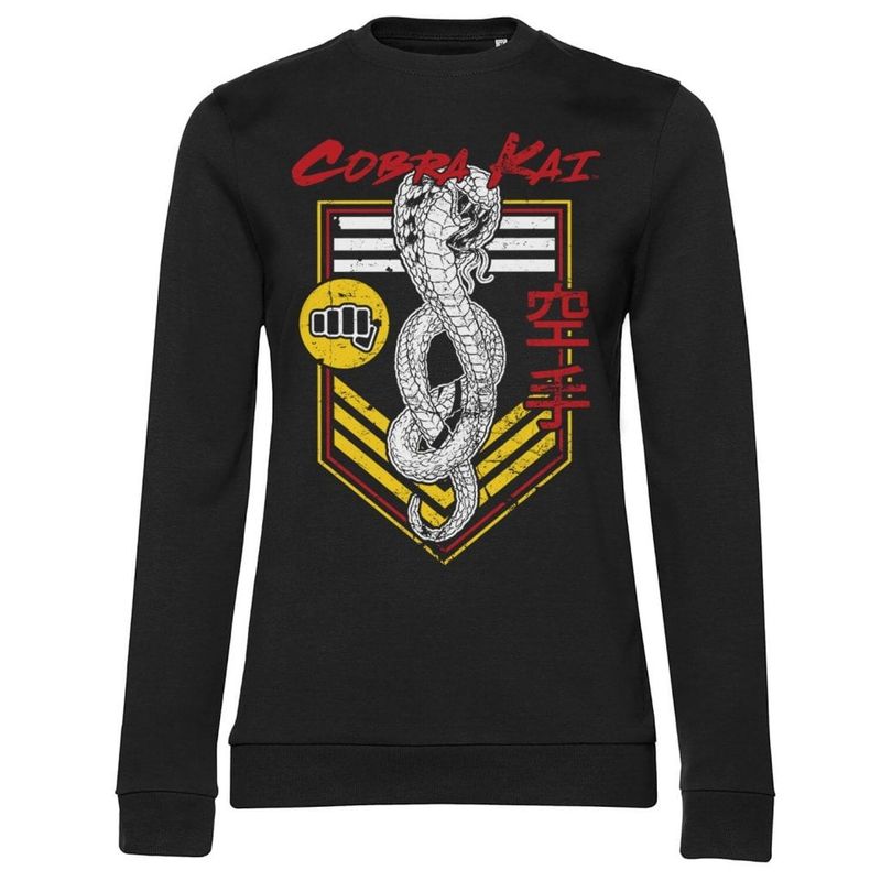 Cobra Kai Punch Patch Girly Sweatshirt