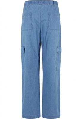 Dame cargo jeans - løs pasform