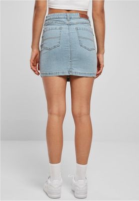 Ladies Organic Stretch Denim Mini Skirt