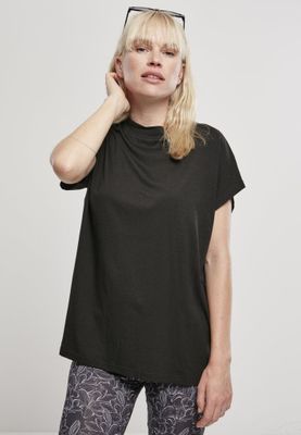 Long top with high neck lady
