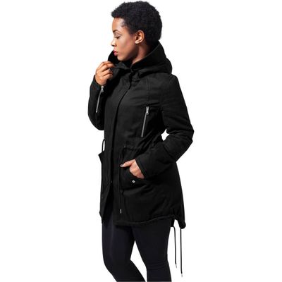 Sherpa lined cotton parka