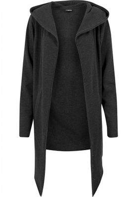 Lang cardigan med hætte mænd
