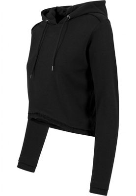 Kort hoodie dam