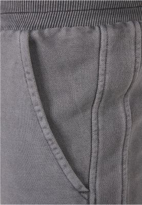 Soft trousers with wide cuffs and slits