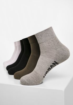 Strumpa till höga sneakers 6-pak