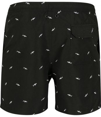 Badebukser med broderede hajer