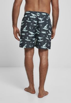 Surfing T-rex aop swimming shorts