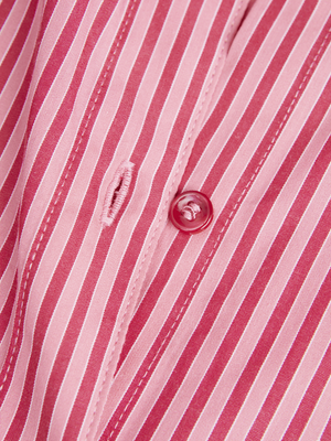 Relaxed poplin shirt for women