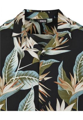 Floral short-sleeved shirt