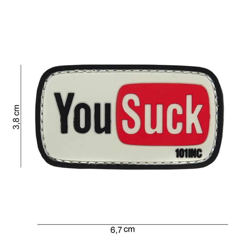 You Suck PVC patch