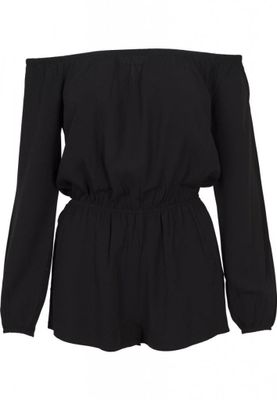 Long-sleeved jumpsuit with short pants