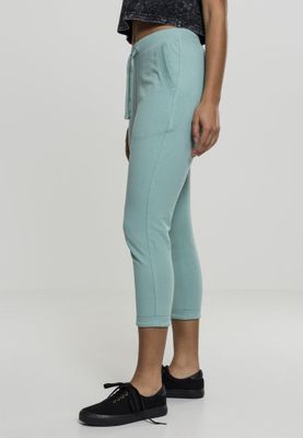 Ladies Open Edge Terry Turn Up Pants