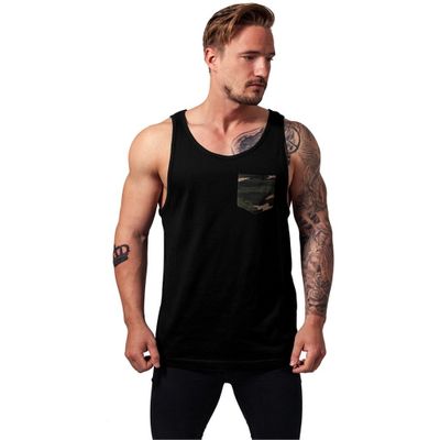 Contrast pocket jersey big tank