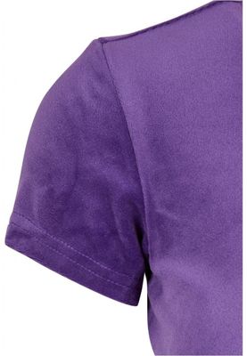 Short velvet top for ladies