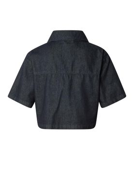 Skjorta för dam i denim – blå tvättad