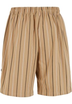 Printed Pinstripe Shorts