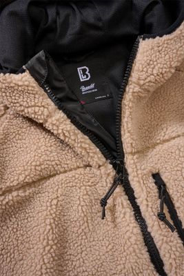 Teddy Fleece zip jacket camel - Ladies