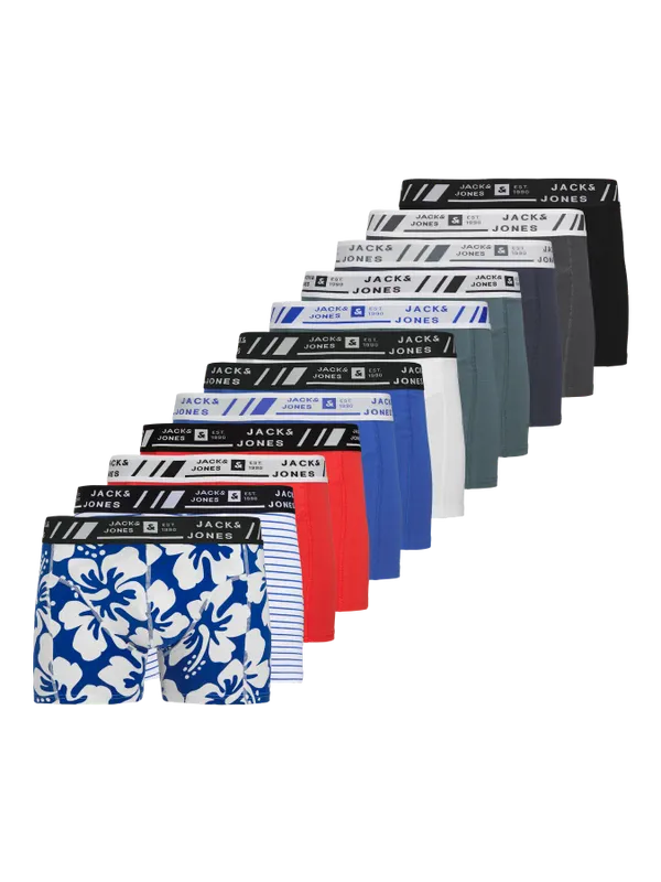 Sportiga boxershorts - 12-pack