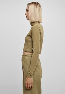 Organic Cropped Turtelneck Longsleeve