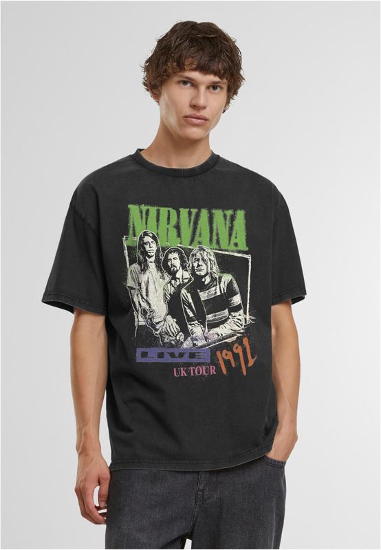 Nirvana UK Tour T-shirt för herr – svart