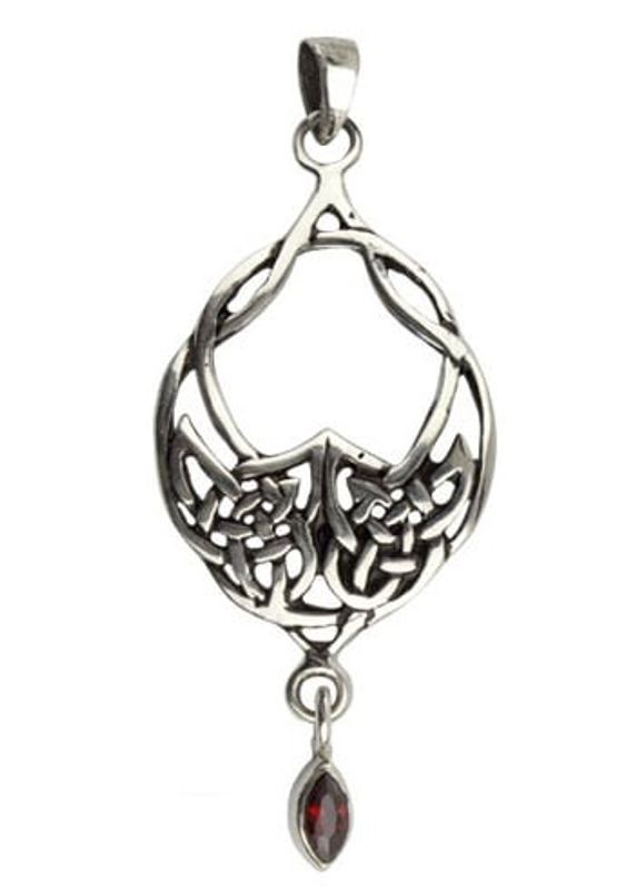 "Celtic Knot" zirconia pendant
