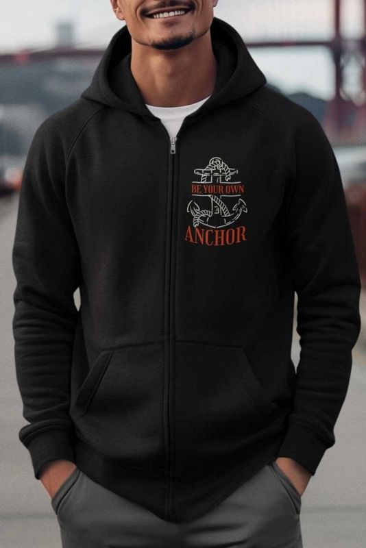 Be your own anchor ziphoodie