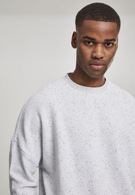 Cut on sleeve naps interlook crew neck