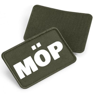 MÖP - tygpatch med kardborre
