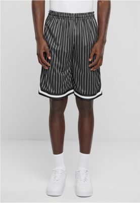 Striped baseball shorts for men