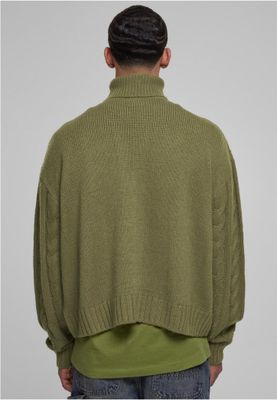 Boxy Roll Neck Sweater