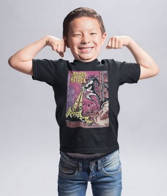 Unicorn Attack T-shirt børn