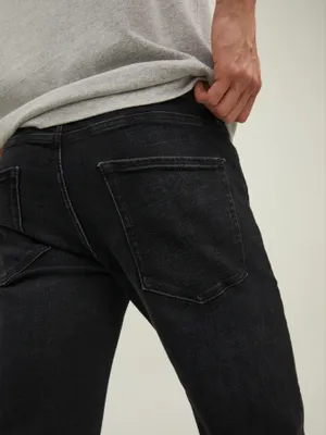 Svarta skinny fit jeans herr - MIKE