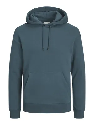 Avslappnad Hoodie med Känguruficka