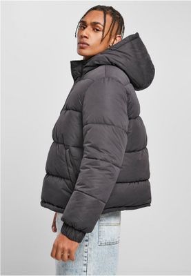 Hooded Cropped Pull Over Jacket