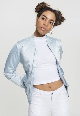 Light blue bomber jacket women