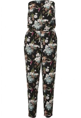 Floral jumpsuit in viscose
