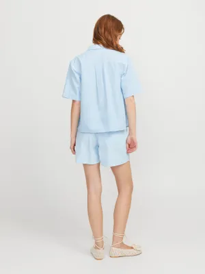 Oxford pocket shorts dam