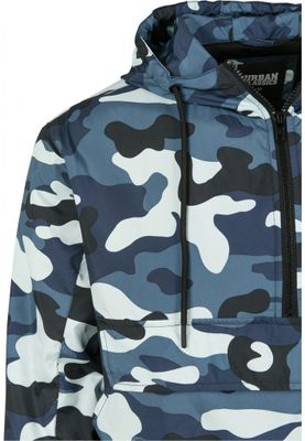 Camo Pull Over Windbreaker