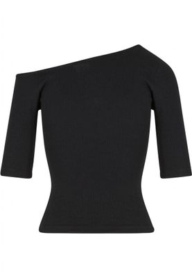 Ladies Organic Asymmetric Rib Tee 2-Pack