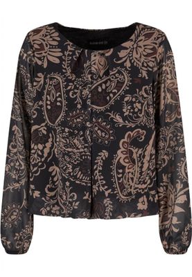 Chiffon blouse with Ornament print