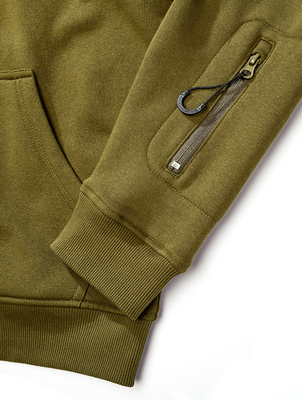 Tom Tactical Sweat Jacket Huvtröja för herr – olive