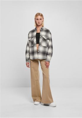 Ladies Oversized Check Shirt