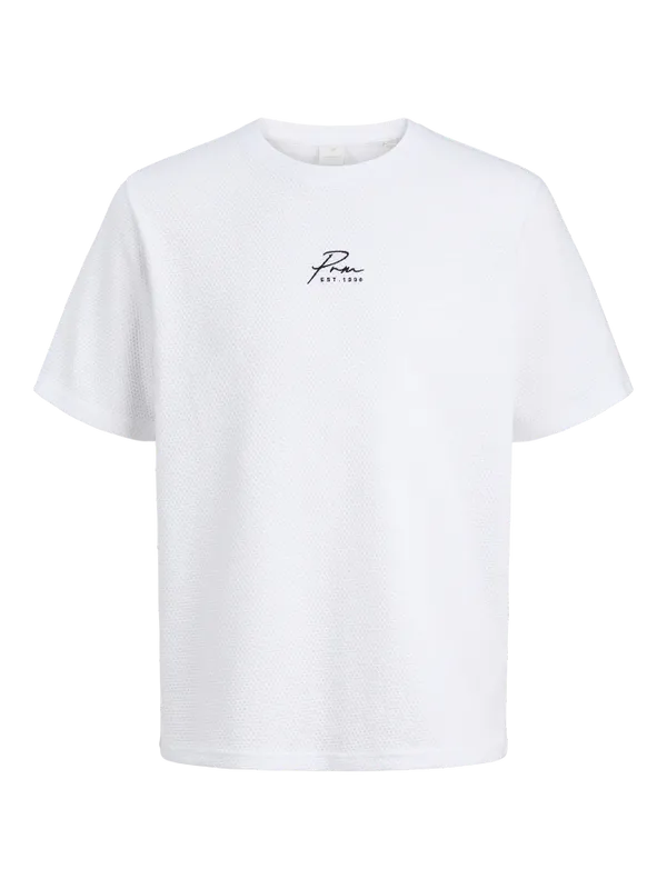 Vit T-shirt i ventilerande mesh