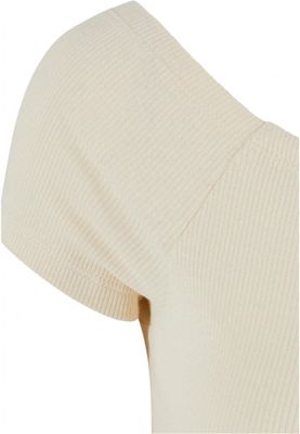 Ladies Off Shoulder Rib Dress