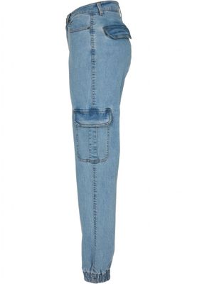 Ladies Organic Stretch Denim Cargo Pants