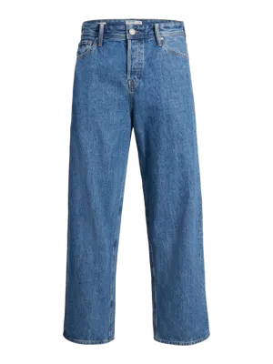 Blå baggy fit jeans herr - ALEX